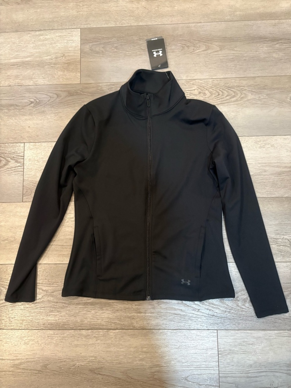 Under Armour Motion Black Full-Zip Training Jacket - Picture 5 of 6